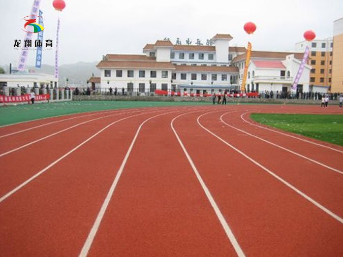 青海河湟樂(lè)都體育館混合式跑道